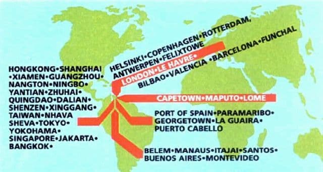 Global Destinations Served